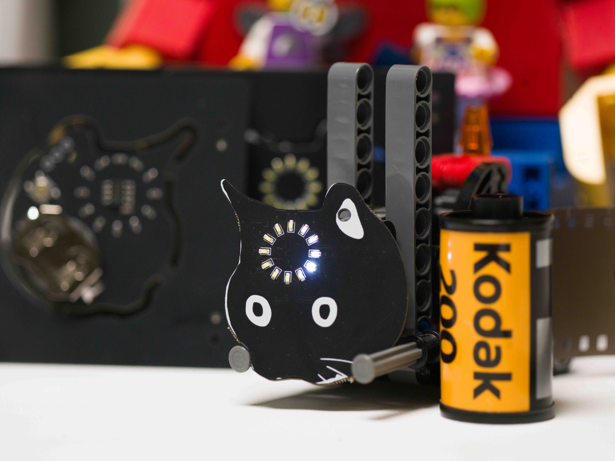 Cat Loading Meme LED Keychain / Pin / Ornament